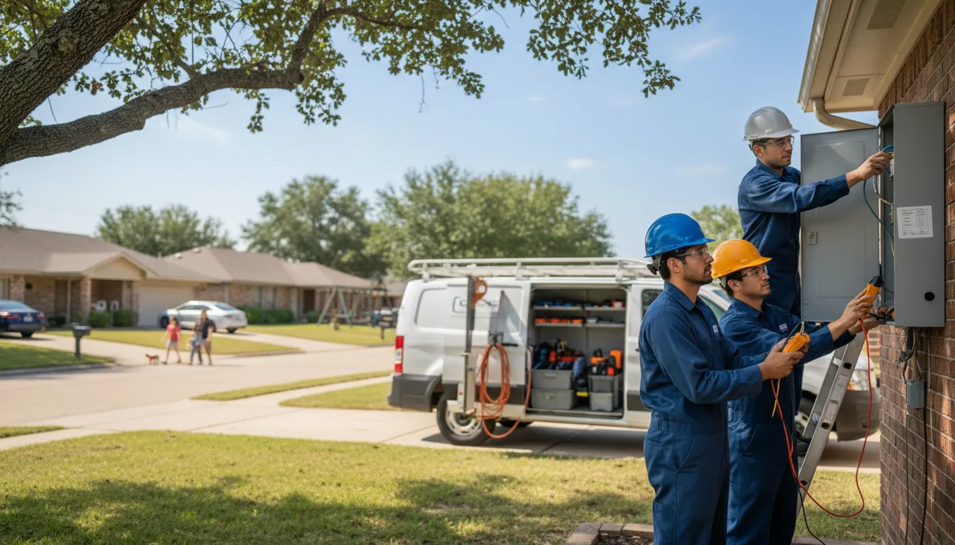 Certified electrician providing emergency electrical services in Arlington, IN
